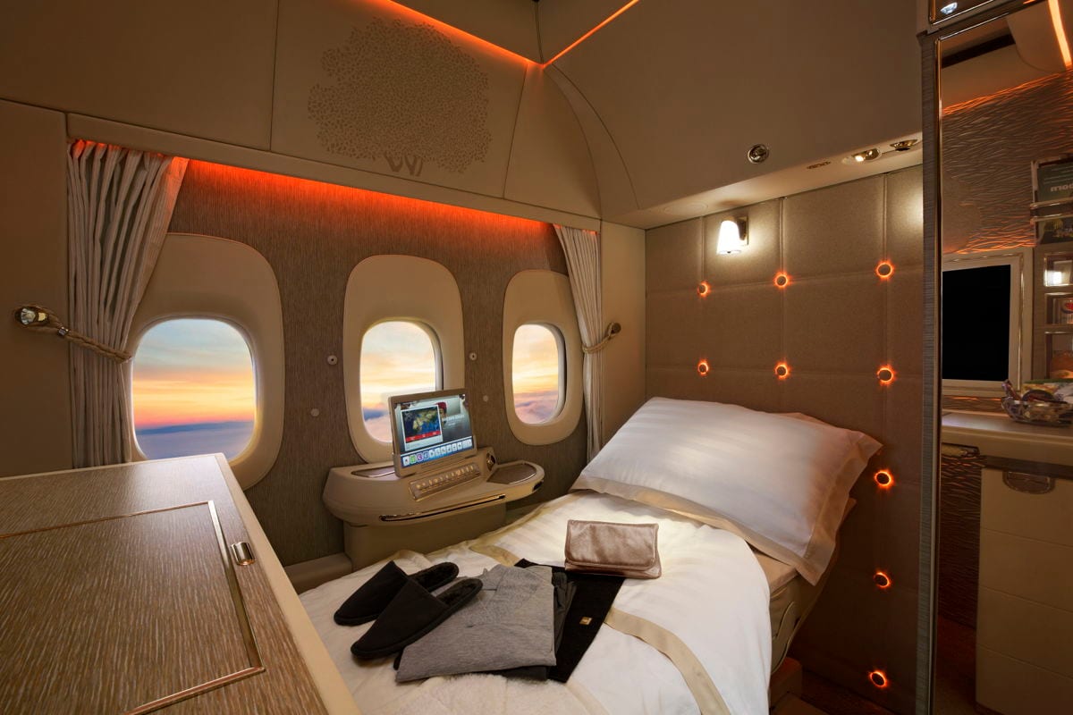 Emirates Fully Enclosed First Class Suites