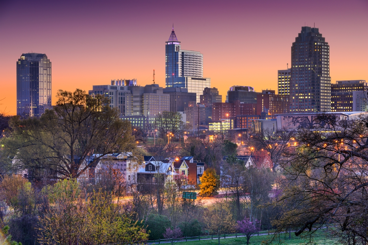 Raleigh, North Carolina, USA Skyline