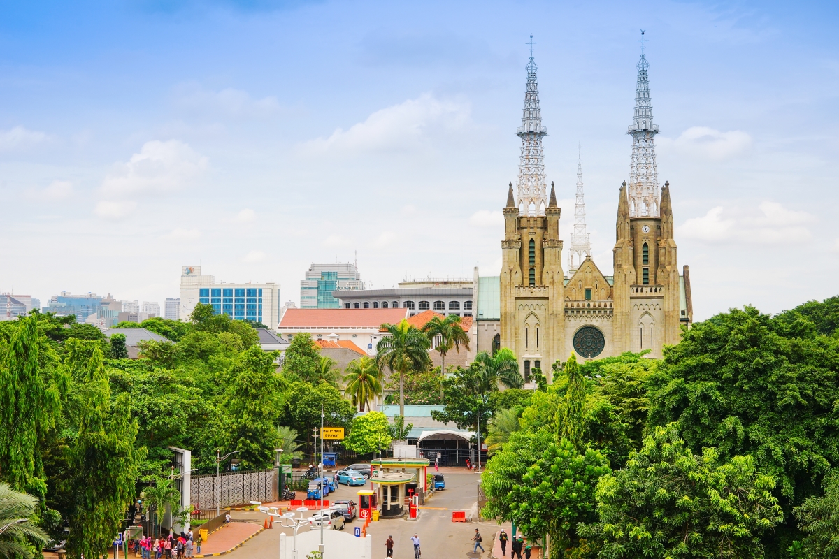 Jakarta, Santa Ursula christian cathedral